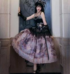 [Pre-orders Available Until 2/26] Romantic Rose Print Jumper Skirt -LOLITA Shop 005Eg38Xly1hy0oj8gmcpj322p340u11