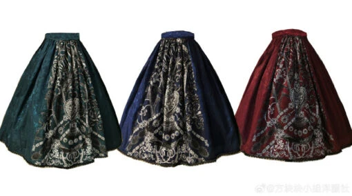 [Pre-orders Available Until 12/12] Eye Of Horus Print Skirt, Simple Type