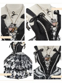 JOKER CARD Setup With Block Check Tulle Skirt -LOLITA Shop 11 f8db075b 0eff 48ae 95a3 6be690c98e9c