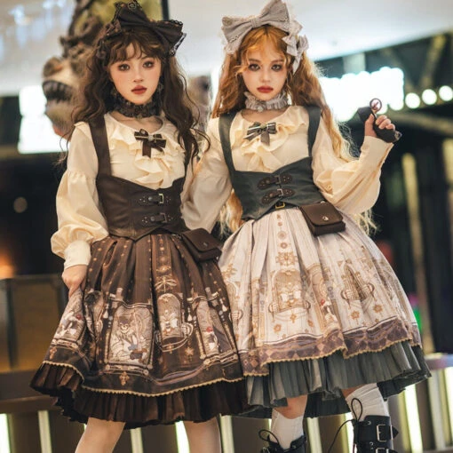 [Pre-order] Demon Hunters Steampunk Skirt - Short Length