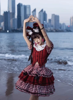 Queen Of Hearts Gingham Check Blouse And Skirt Setup 18 Queen Of Hearts Gingham Check Blouse And Skirt Setup -LOLITA Shop 14 5dd9a8e1 e1bf 4747 9f91 465d03f20300