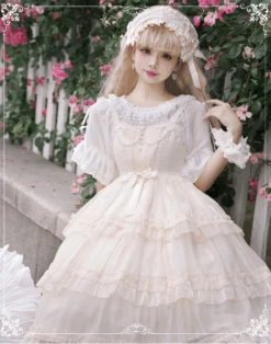 Maiden's Holiday Pearl Puff Jumper Skirt All 6 Colors -LOLITA Shop 16 f3532870 f73b 4556 8c45 5eb7d711475f