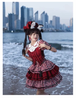 Queen Of Hearts Gingham Check Blouse And Skirt Setup 19 Queen Of Hearts Gingham Check Blouse And Skirt Setup -LOLITA Shop 17 0bd3689c d62d 4d10 8502 e3ab10855468