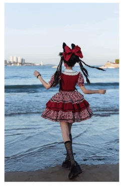 Queen Of Hearts Gingham Check Blouse And Skirt Setup 21 Queen Of Hearts Gingham Check Blouse And Skirt Setup -LOLITA Shop 18 ef786ce0 ac0e 4e2f be0b 5126b32024d9