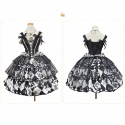 JOKER CARD Setup With Block Check Tulle Skirt -LOLITA Shop 1 06fdb74a 3353 42ad 86ca e964c4455f02
