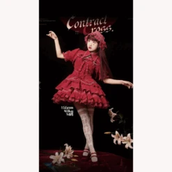 Cross Contract Belt Ribbon Jumper Skirt 6 Colors Available 20 Cross Contract Belt Ribbon Jumper Skirt 6 Colors Available -LOLITA Shop 1 0ceb99d7 fc79 4406 979f 3705dbcdd2de