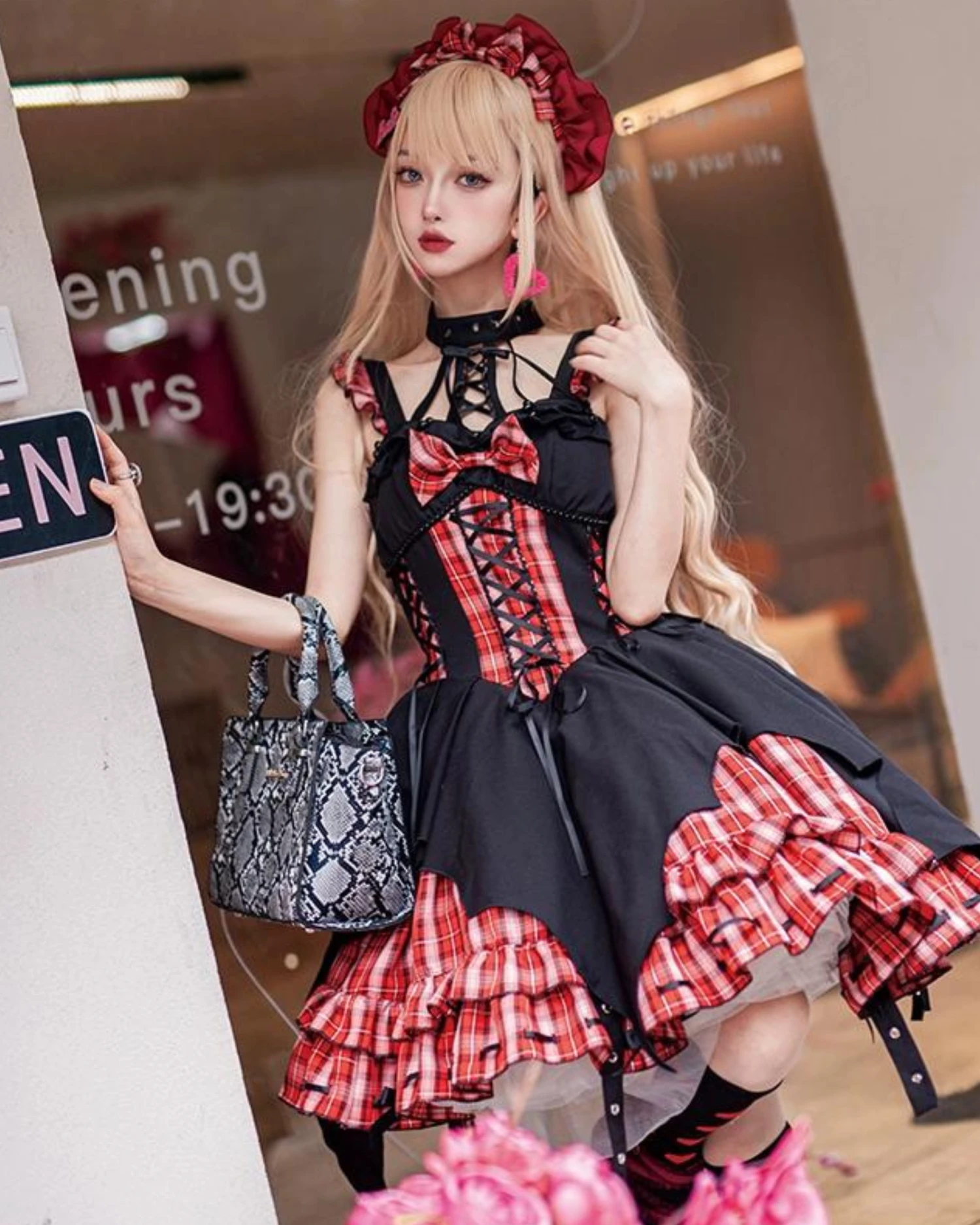 Heaven And Hell Subculture Check Jumper Skirt 7 Heaven And Hell Subculture Check Jumper Skirt - Image 5