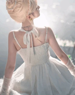 Actress Style Embossed Jacquard Jumper Skirt -LOLITA Shop 1 21326a94 10fa 4ce4 86e0 1e29381f6f7b