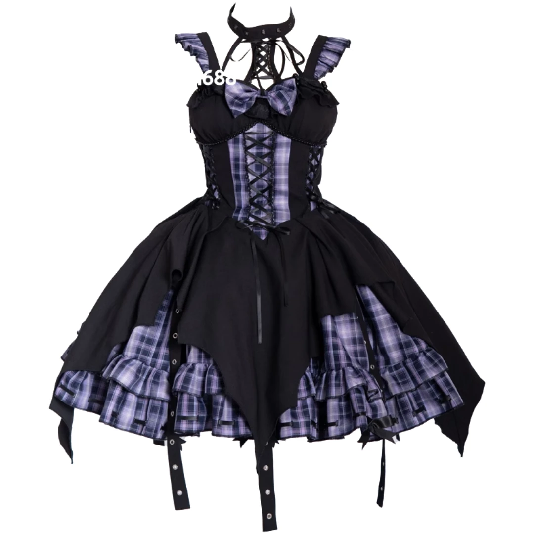 Heaven And Hell Subculture Check Jumper Skirt 11 Heaven And Hell Subculture Check Jumper Skirt - Image 9