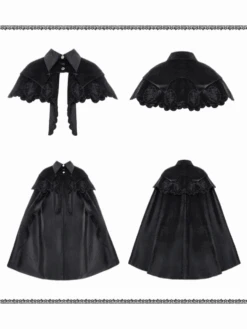 Thorns Cross 2way Black Cloak -LOLITA Shop 1 d027a46a 72ca 4f98 988f 4065dc11fee6