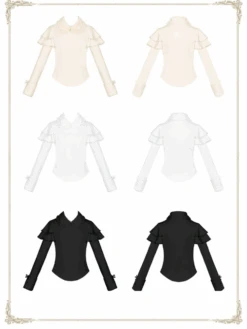 Boa Docking Shoulder Frill Knit Top 40 Boa Docking Shoulder Frill Knit Top -LOLITA Shop 1 d7de5163 780b 4b07 9b73 d35d77196921