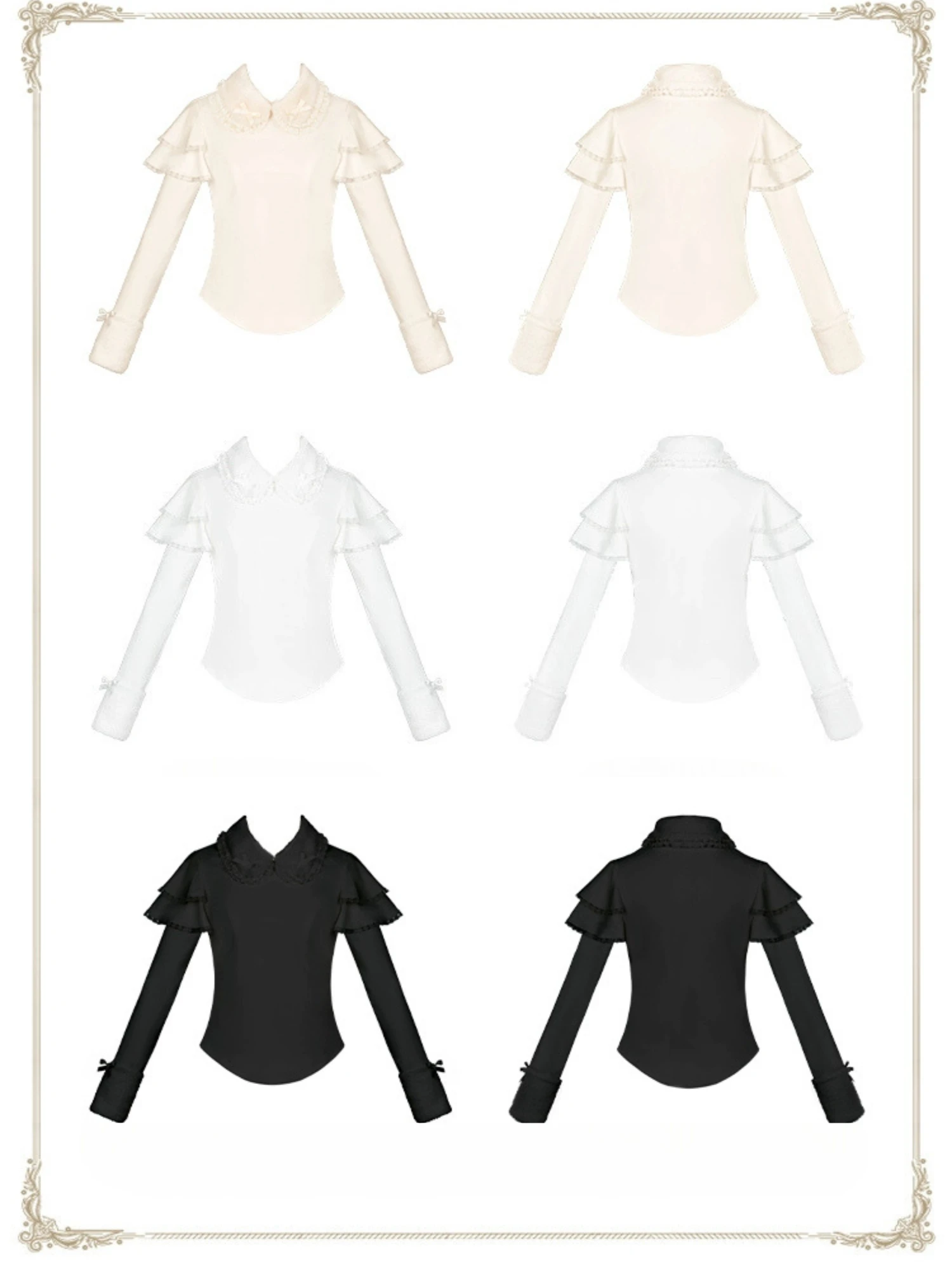 Boa Docking Shoulder Frill Knit Top 21 Boa Docking Shoulder Frill Knit Top - Image 19