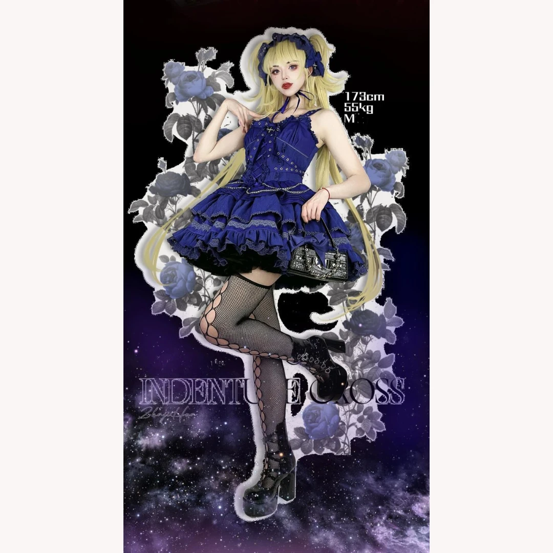 Cross Contract Belt Ribbon Jumper Skirt 6 Colors Available 7 Cross Contract Belt Ribbon Jumper Skirt 6 Colors Available - Image 5