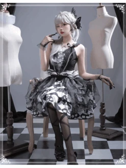 JOKER CARD Setup With Block Check Tulle Skirt -LOLITA Shop 2 5d5dd490 9a1f 4abb 867e a4269a6784f4