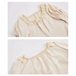 Rosy Cheeks Lace-up Blouse -LOLITA Shop 2 5f2b5200 8cb2 4408 a671 50162bf52326