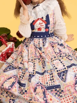 Sweet Home Fairytale Collared Jumper Skirt -LOLITA Shop 2 6f3f5098 8010 428e af74 a7f60802d0c5