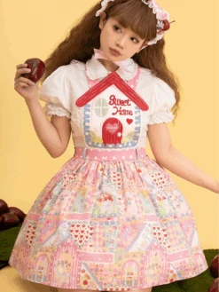 Sweet Home Fairy Tale 2way Suspender Skirt -LOLITA Shop 2 93560bc3 a4af 4fcc 844f 96ddfb43932a