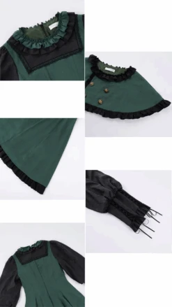 Pharmacy Apprentice Witch Long Sleeve Dress And Cape With Ribbon Tie -LOLITA Shop 2 f2bf0116 150f 4876 9c0f be69025991a5