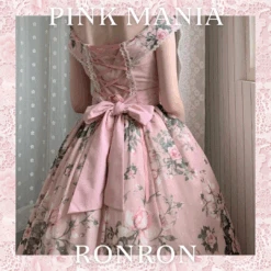 [Pre-order] Rose Garden 2-way Design Neck Classic Lolita Jumper Skirt -LOLITA Shop 42 35ccaa0d 21e9 4902 897b 2633326c8977