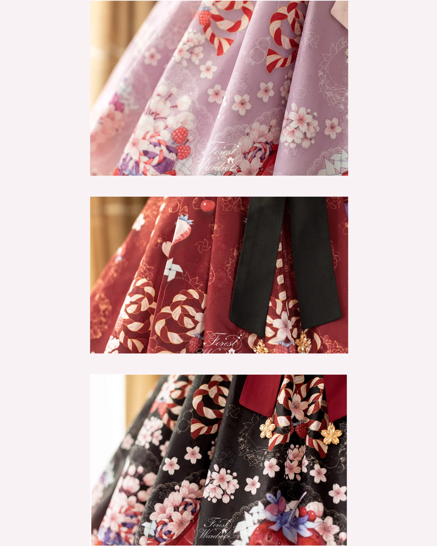 Strawberry And Cherry Blossom Japanese Loli Jumper Skirt 11 Strawberry And Cherry Blossom Japanese Loli Jumper Skirt - Image 9