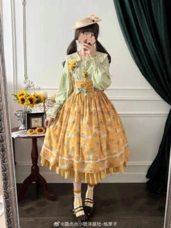 [Pre-order] Gardening Sunflower Embroidered Collar Blouse -LOLITA Shop 4ab72c43gy1hu7xmqlzcaj20u014049n