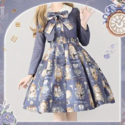 Eternal Echo Classic Dress And Jacket Setup With Headband -LOLITA Shop 4d299bc1ly1hbrjwwzy4kj21jk1wv1ky