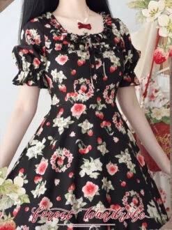 Early Summer Strawberry Picture Book One-Piece Dress With Ribbon Hair Accessory -LOLITA Shop 4d299bc1ly1hpb9bg9q4uj21gz5uhx6t d51e0921 153c 4c28 9a03 e5aa045ed6c0