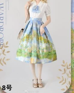 A Total Of 15 Skirts With Monet Paintings -LOLITA Shop 4f6c7767 4844 4461 b6c8 42f83174c365