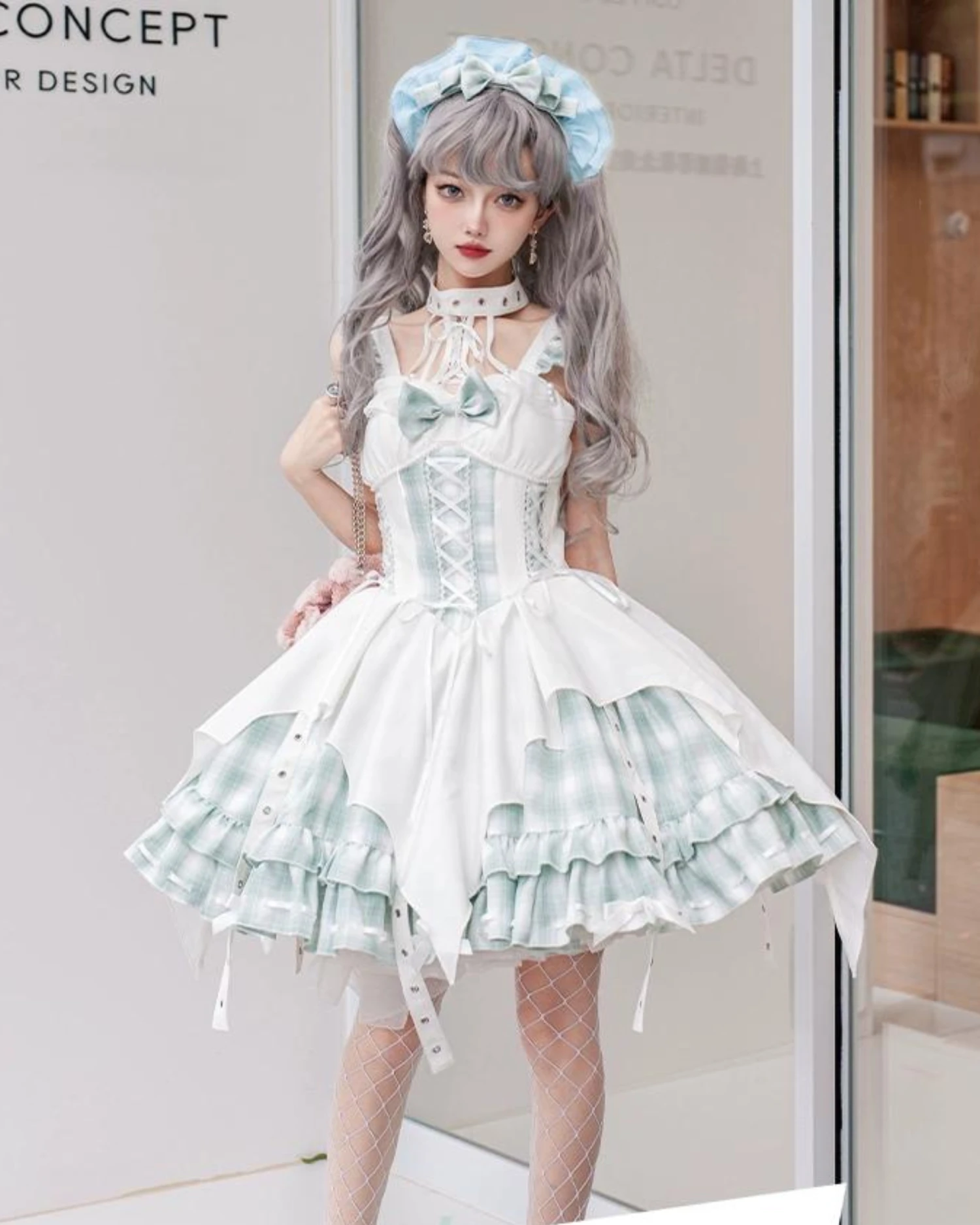 Heaven And Hell Subculture Check Jumper Skirt 9 Heaven And Hell Subculture Check Jumper Skirt - Image 7