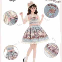 Little Bear's Dollhouse Jumper Skirt 33 Little Bear's Dollhouse Jumper Skirt -LOLITA Shop 5 ed314e89 9a67 4296 be6a 31937a4430d2