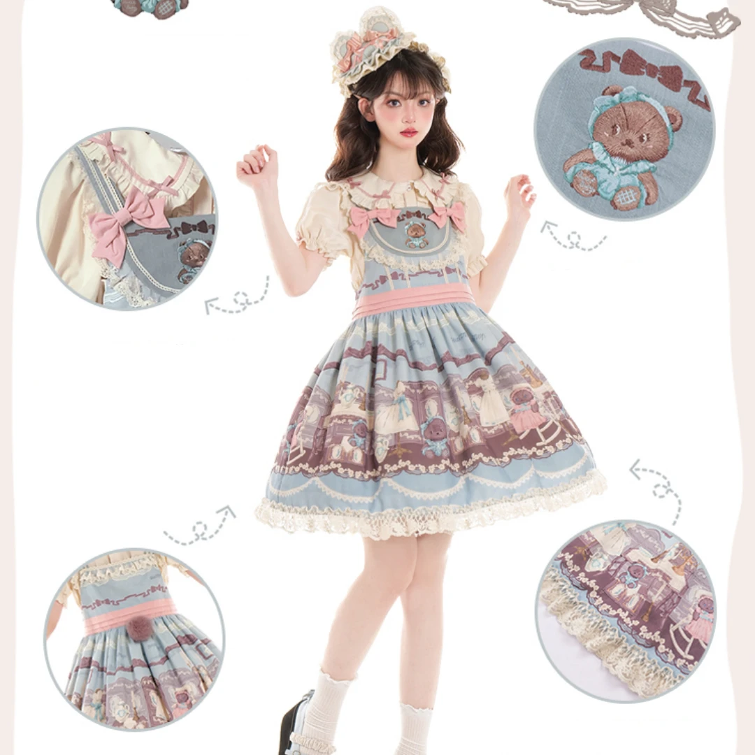 Little Bear's Dollhouse Jumper Skirt 16 Little Bear's Dollhouse Jumper Skirt - Image 14