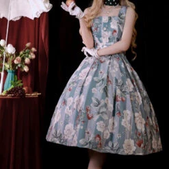 Classical 2way High Waist Jumper Skirt 18 Classical 2way High Waist Jumper Skirt -LOLITA Shop 699d034bgy1h7k11yrtbwj22mi3i01l0