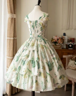 Lemon And Suzuran French Sleeve Jumper Skirt With Ribbon Hair Accessory 18 Lemon And Suzuran French Sleeve Jumper Skirt With Ribbon Hair Accessory -LOLITA Shop 699d034bgy1hcfpbjlrdqj22jc3t0npi