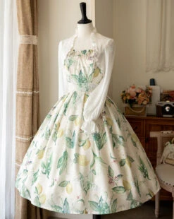 Lemon And Suzuran French Sleeve Jumper Skirt With Ribbon Hair Accessory 19 Lemon And Suzuran French Sleeve Jumper Skirt With Ribbon Hair Accessory -LOLITA Shop 699d034bgy1hcfpc2gdi6j22g23o2npi