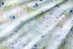 Hydrangea And Blueberry French Sleeve Jumper Skirt With Ribbon Hair Accessory -LOLITA Shop 699d034bgy1hcgxu1dolaj23w02lce88