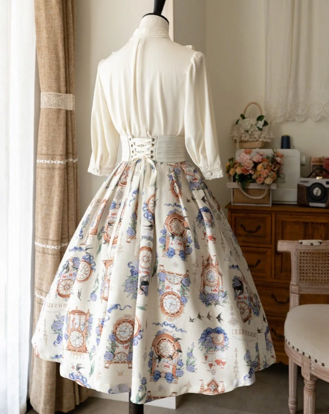 Eternal Echo Classical Lace Up Skirt With Ribbon Tie And Headband 6 Eternal Echo Classical Lace Up Skirt With Ribbon Tie And Headband - Image 4