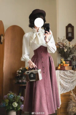 [Pre-order] Forest Letter Elegant Blouse [Buy Together For 20% Off] -LOLITA Shop 699d034bgy1hxzjcgxz8zj21e0231npg