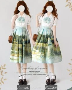 A Total Of 15 Skirts With Monet Paintings -LOLITA Shop 699d034bly1h3mwxh8vxjj220r2bc7wi fbcbaeae 4af2 487c 8b7a c11c8425e92f