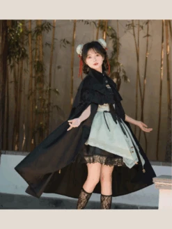 Thorns Cross 2way Black Cloak -LOLITA Shop 6 039f7658 70a7 4bfc 86c9 6f8fdebb81ec