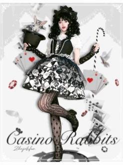 JOKER CARD Setup With Block Check Tulle Skirt -LOLITA Shop 6 d20d8b28 07b1 4e62 aa28 5f79d0bd8e29
