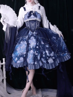 [Pre-order] Deep Sea Story Sparkling Kaigetsu Jumper Skirt -LOLITA Shop 7 8d8fef04 3913 47b7 899e 131af3860d05