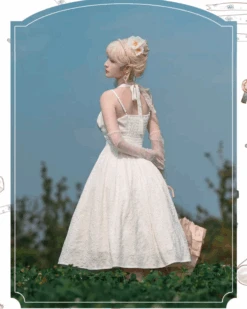 Actress Style Embossed Jacquard Jumper Skirt -LOLITA Shop 9 6c5cbfbe 41cc 4143 b93b c9d345c964ef