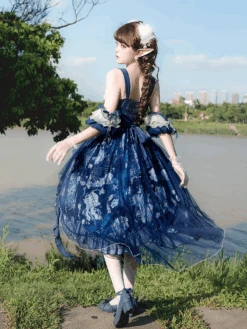 [Pre-order] Deep Sea Story Sparkling Kaigetsu Jumper Skirt -LOLITA Shop 9 988d9751 a25b 4cfb 8ccf 66e50170fdcf