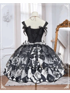 JOKER CARD Setup With Block Check Tulle Skirt -LOLITA Shop 9 feb14127 92e5 4a7d bed7 71db0cb3e449
