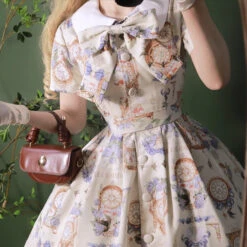 Eternal Echo Classic Dress And Jacket Setup With Headband -LOLITA Shop O1CN0109FWzu2IEO0i2s9ii 482929254