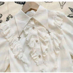 Cross Motif Frill Blouse -LOLITA Shop O1CN010ClUOI2CZ6MKmZyTF 2528448487 a531c62e 41ca 4a69 b912 ede0cc78a0a5