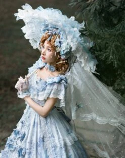 Secret Key Rococo Flower Princess Dress Full Set -LOLITA Shop O1CN010FPMxx2LCxTxhwipY 2208000529657