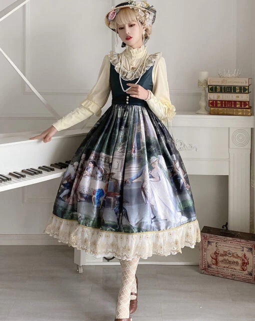 Oil Painting Jumperskirt Of The Royal Tea Party