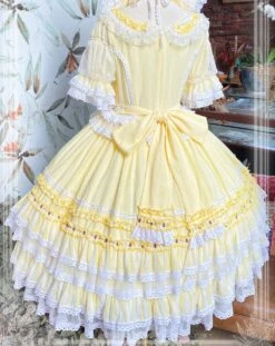 Strawberry Princess Dress With Ruffles And Ribbons In 4 Colors -LOLITA Shop O1CN010QvZlK1uPKacFzIQa 43566029