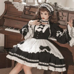 Jumper Skirt With Little Maid Bolero -LOLITA Shop O1CN010WgAzm1jmGiuEvPQA 290794590